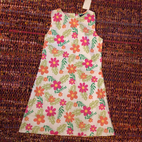 RUGGED BEAR floral button back dress/NWT - Picture 4 of 6